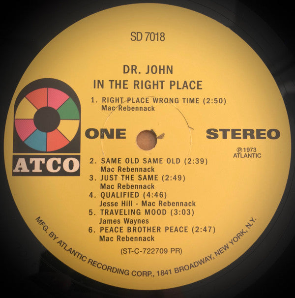 Dr. John -In The Right Place