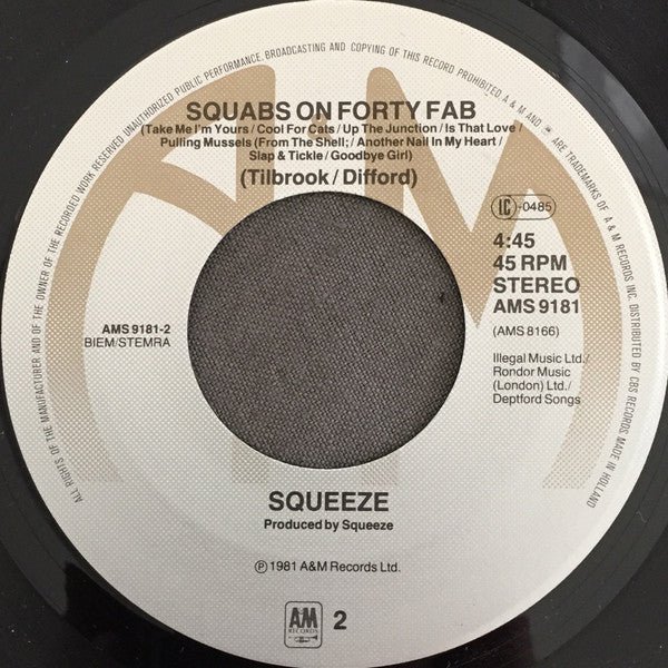 Squeeze (2) -Labelled With Love