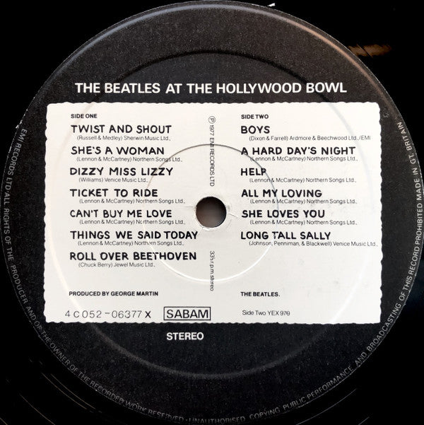 The Beatles -The Beatles At The Hollywood Bowl