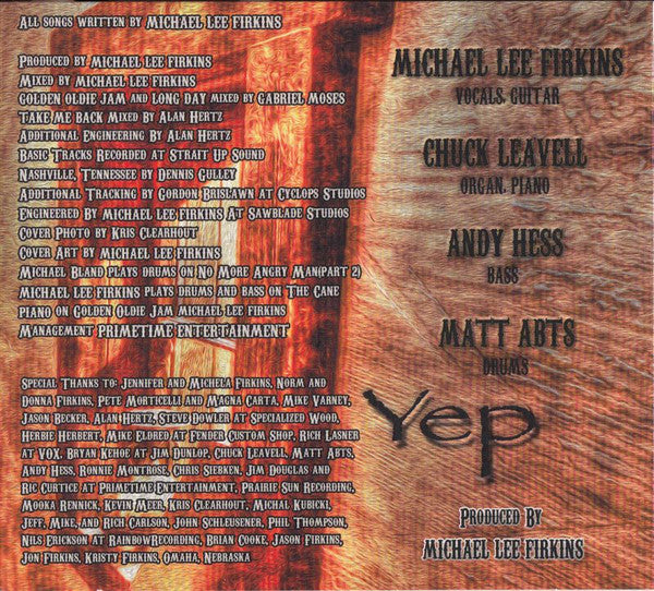 Michael Lee Firkins -Yep