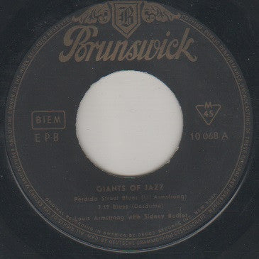 Sidney* and Louis* - Giants Of Jazz