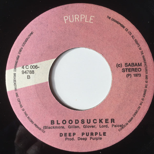 Deep Purple -Super Trouper / Bloodsucker