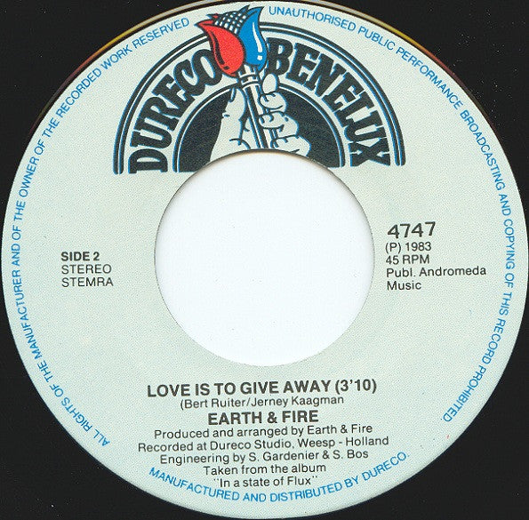 Earth & Fire* -The Two Of Us (Special Single-Remix)