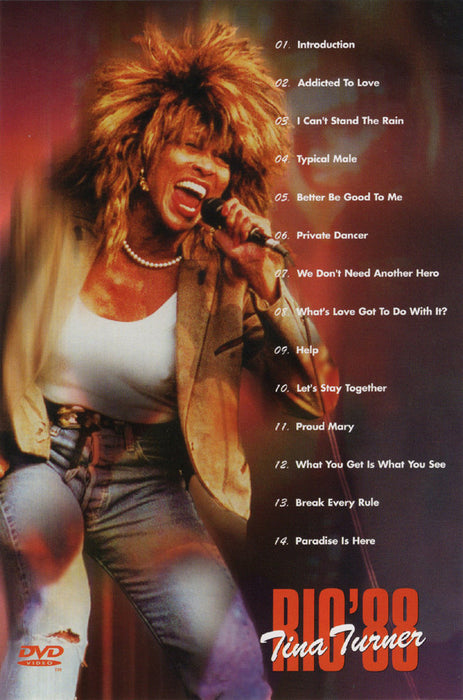 Tina Turner -Live In Amsterdam / Celebrate / Live In Rio