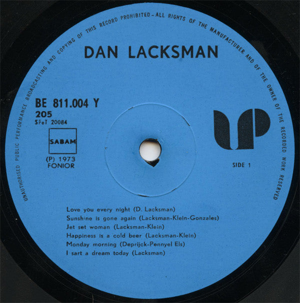 Dan Lacksman -Dan Lacksman