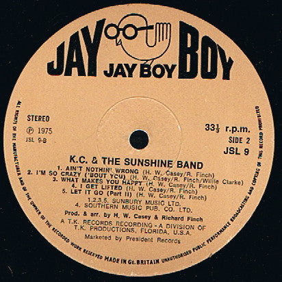 KC And The Sunshine Band* -KC And The Sunshine Band