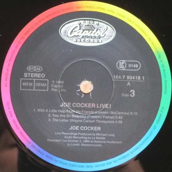 Joe Cocker -Joe Cocker Live!