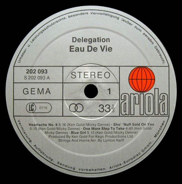 Delegation -Eau De Vie