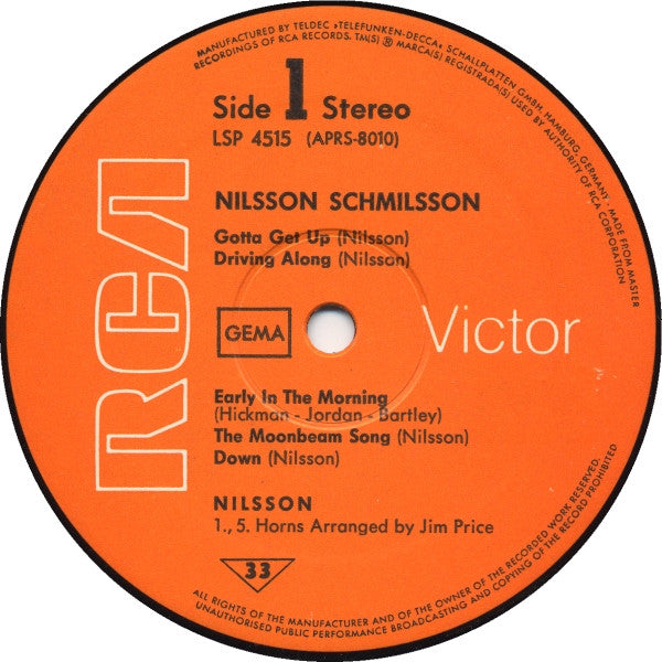 Harry Nilsson -Nilsson Schmilsson