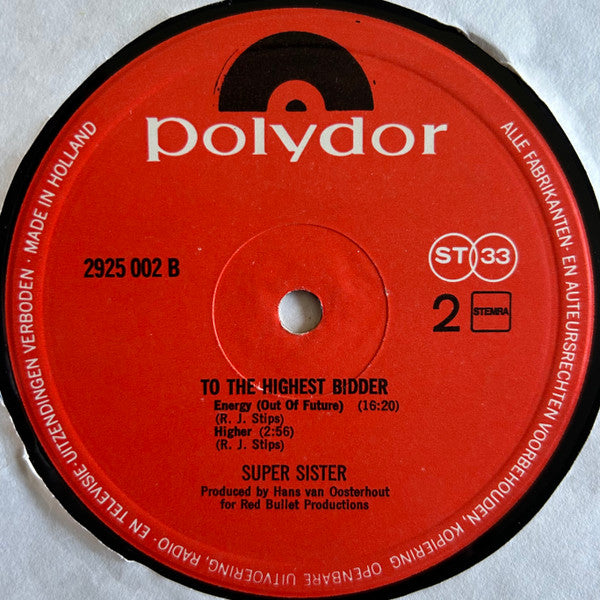 Supersister (2) -To The Highest Bidder