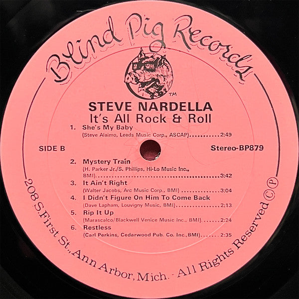 Steve Nardella -It's All Rock & Roll
