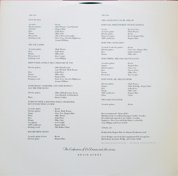 Kevin Ayers -The Confessions Of Dr. Dream And Other Stories