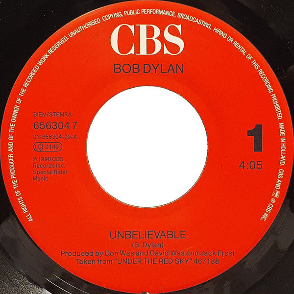 Bob Dylan - Unbelievable