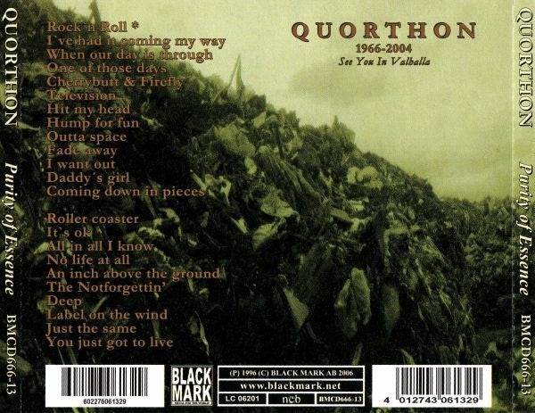 Quorthon - Purity Of Essence