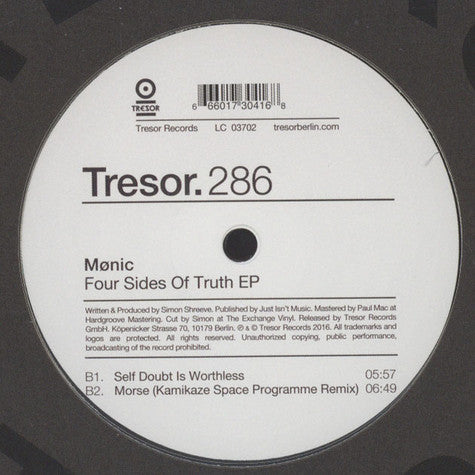 Mønic -Four Sides Of Truth EP