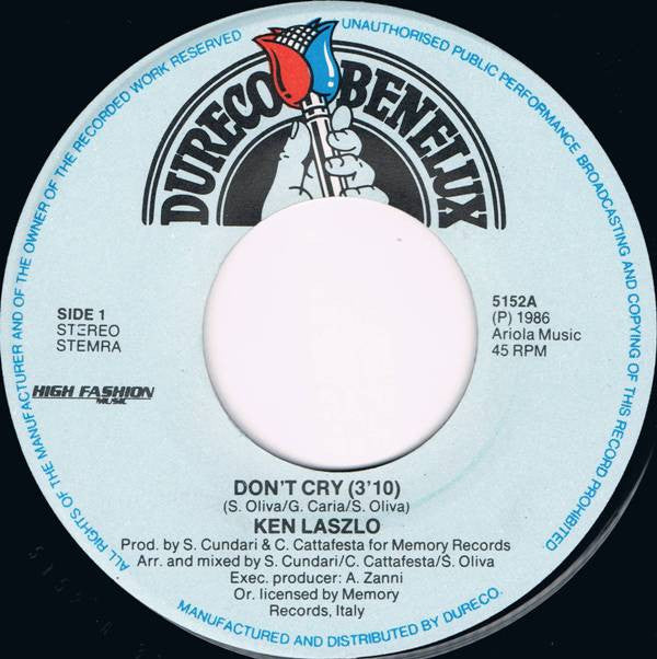 Ken Laszlo -Don't Cry