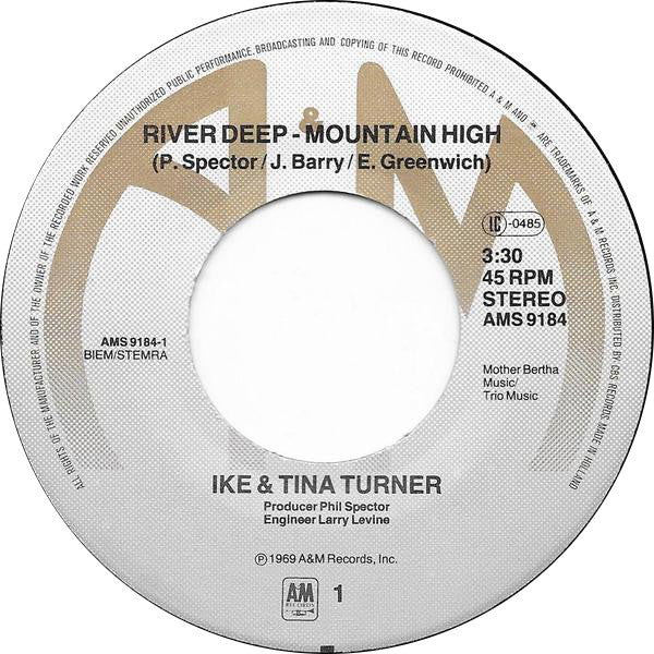 Ike & Tina Turner -River Deep - Mountain High / I'll Never Need More Than This