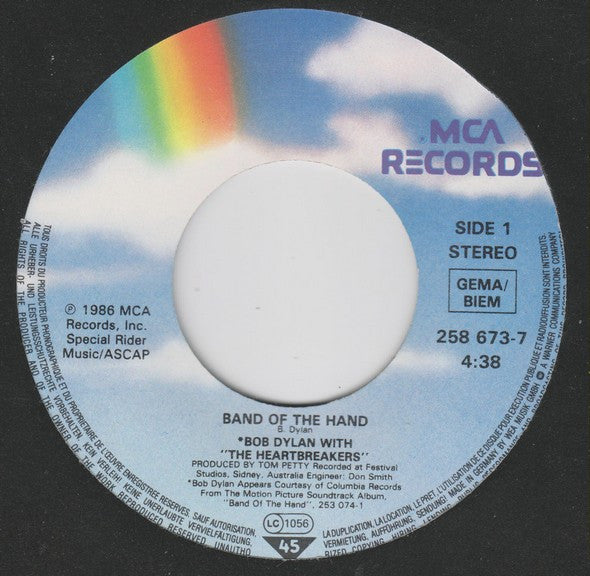 Bob Dylan With The Heartbreakers* - Band Of The Hand