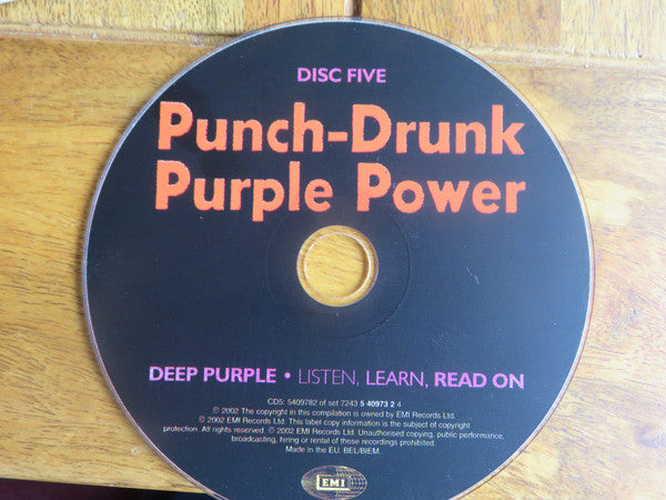Deep Purple -Listen Learn Read On