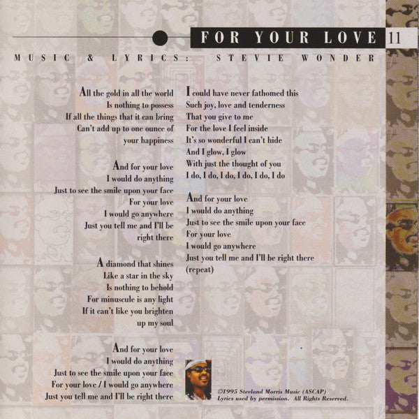 Stevie Wonder -Conversation Peace