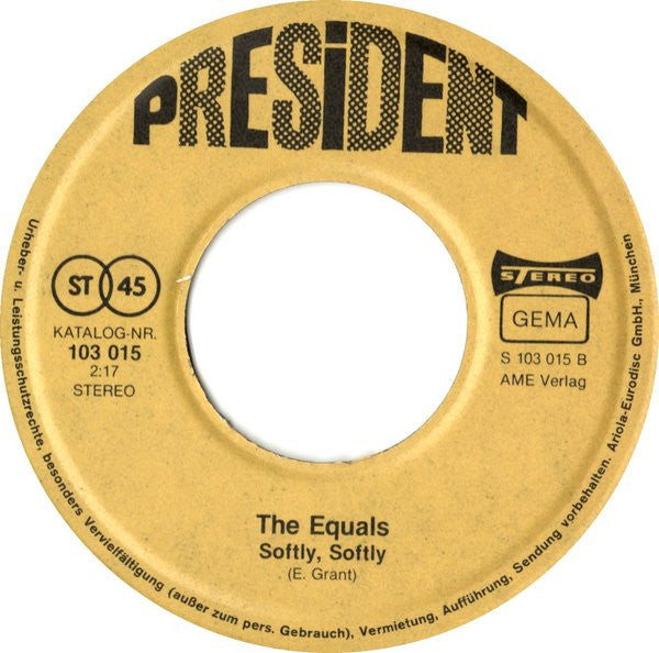 The Equals -Baby Come Back / Softly Softly