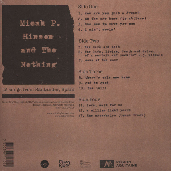 Micah P. Hinson And The Nothing (6) -Micah P. Hinson And The Nothing