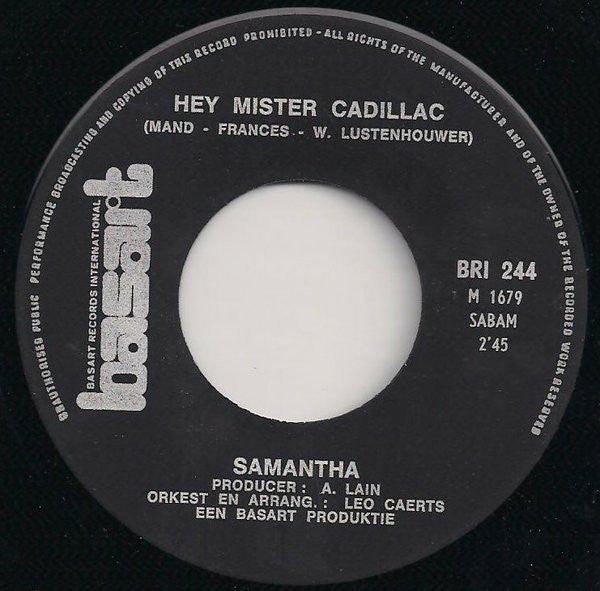Samantha - Hey, Mr Cadillac