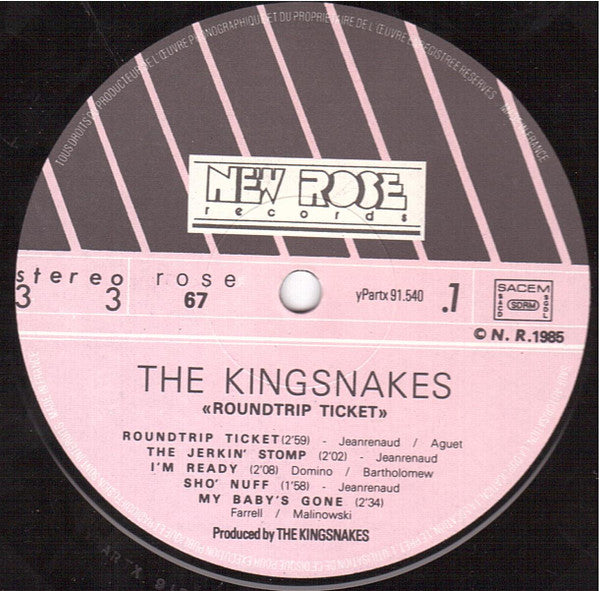 The Kingsnakes -Roundtrip Ticket