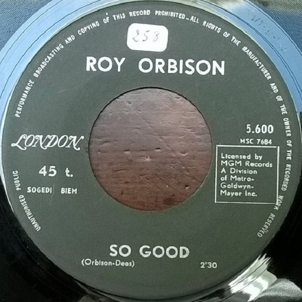 Roy Orbison -So Good