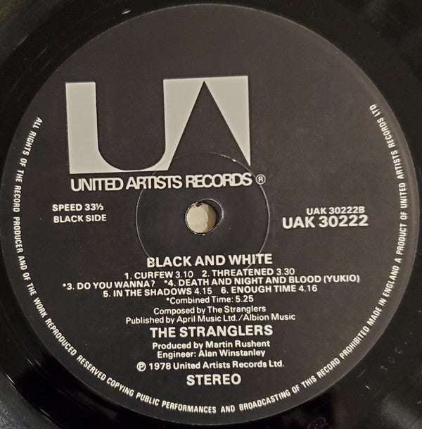 The Stranglers -Black And White