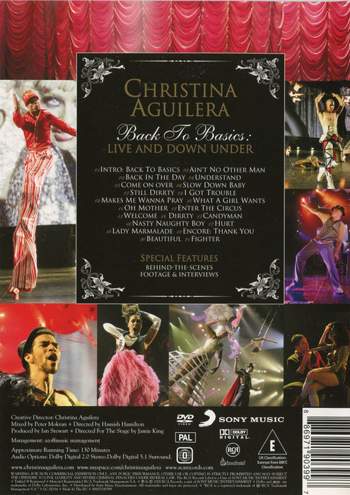 Christina Aguilera -Back To Basics: Live And Down Under