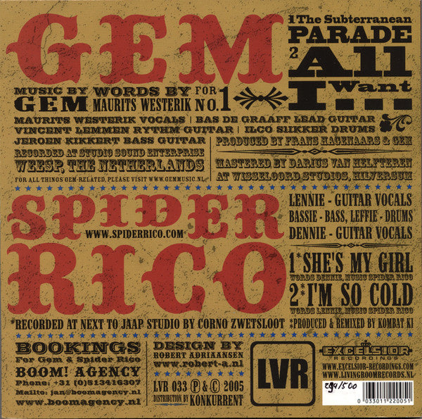Gem (3) And Spider Rico -Gem And Spider Rico