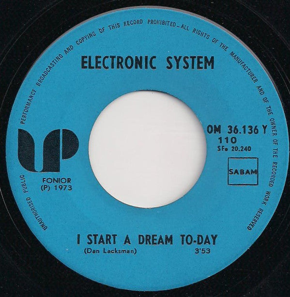 The Electronic System* -Funny Kouly / I Start A Dream To-Day