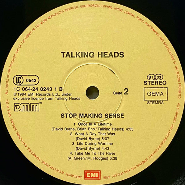 Talking Heads -Stop Making Sense