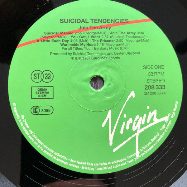 Suicidal Tendencies -Join The Army