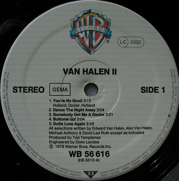 Van Halen -Van Halen II