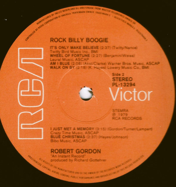 Robert Gordon (2) -Rock Billy Boogie