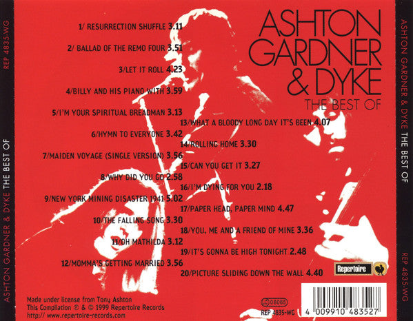 Ashton Gardner & Dyke* -The Best Of