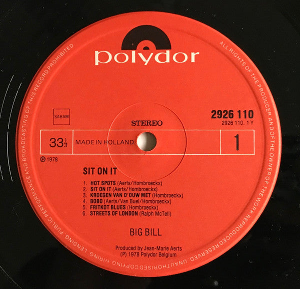 Big Bill &amp; Band - Sit On It