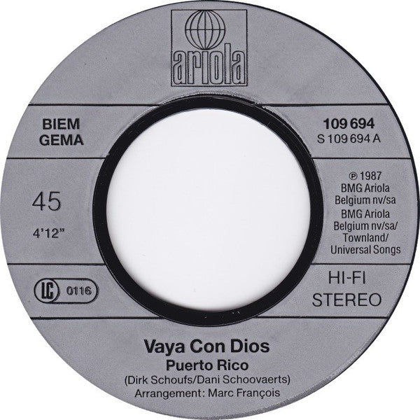 Vaya Con Dios - Puerto Rico