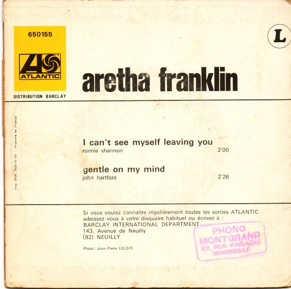 Aretha Franklin -I Can't See Myself Leaving You