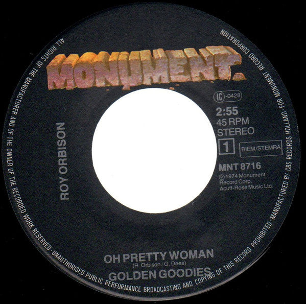Roy Orbison -Oh, Pretty Woman