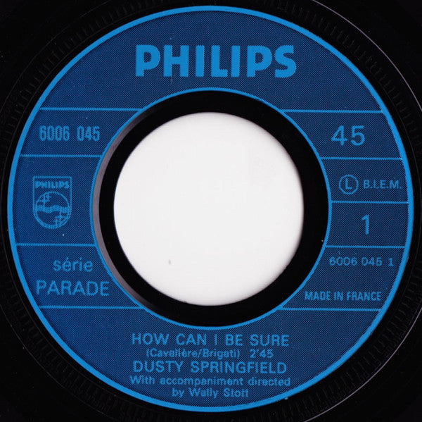 Dusty Springfield -How Can I Be Sure