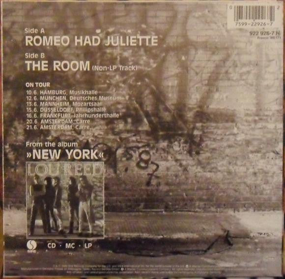 Lou Reed -Romeo Had Juliette