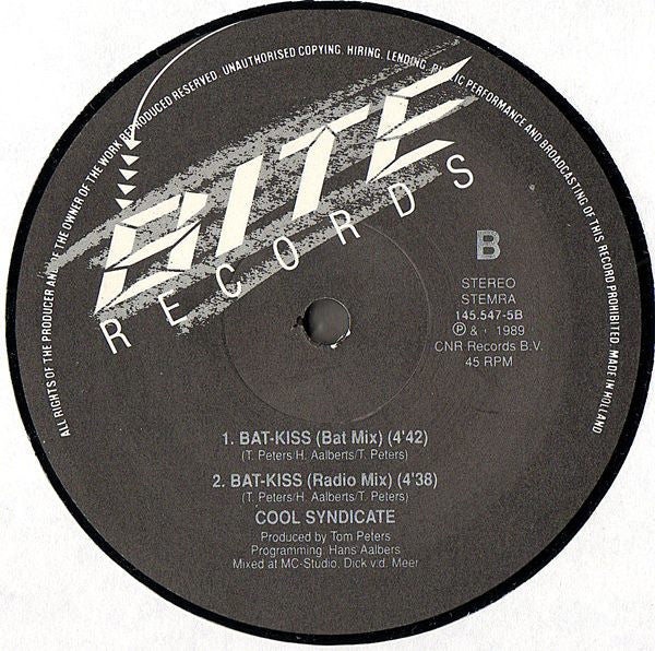Cool Syndicate -Bat-Kiss