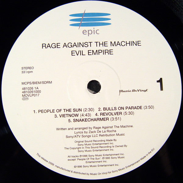 Rage Against The Machine -Evil Empire