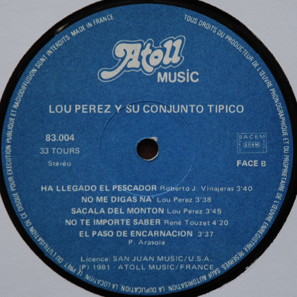 Lou Perez Y Su Conjunto Tipico - Salsa!