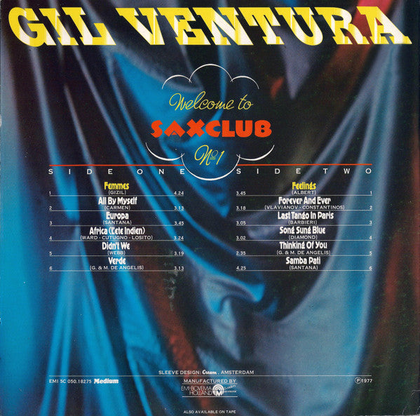 Gil Ventura -Welcome To Saxclub No. 1
