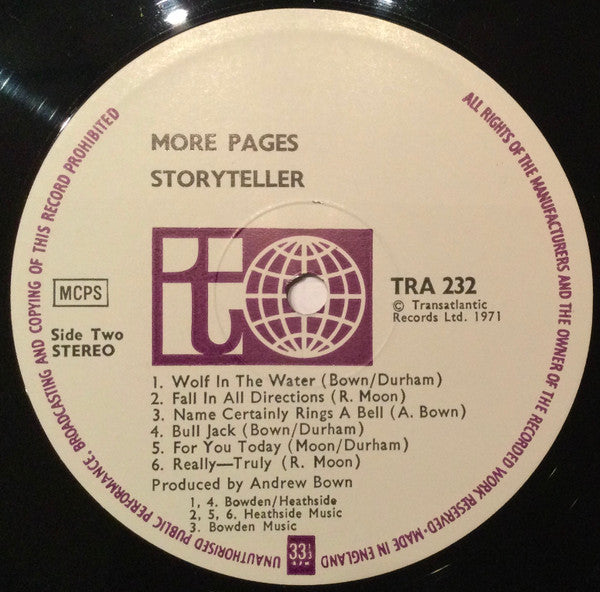 Storyteller (5) -More Pages