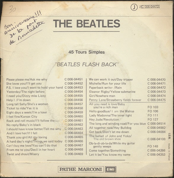 The Beatles -Paperback Writer / Rain
